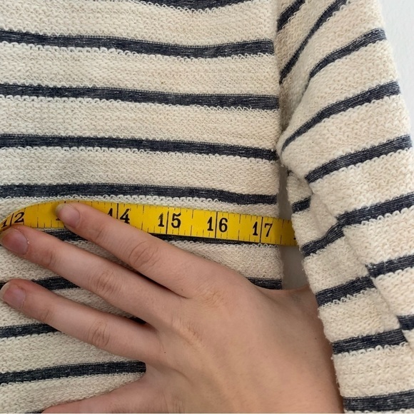 Anthropologie Sunday in Brooklyn East Falls stripe Eyelet top - Picture 7 of 12